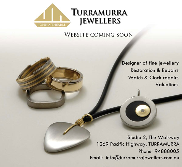 Turramurra Jewellers temporary website page